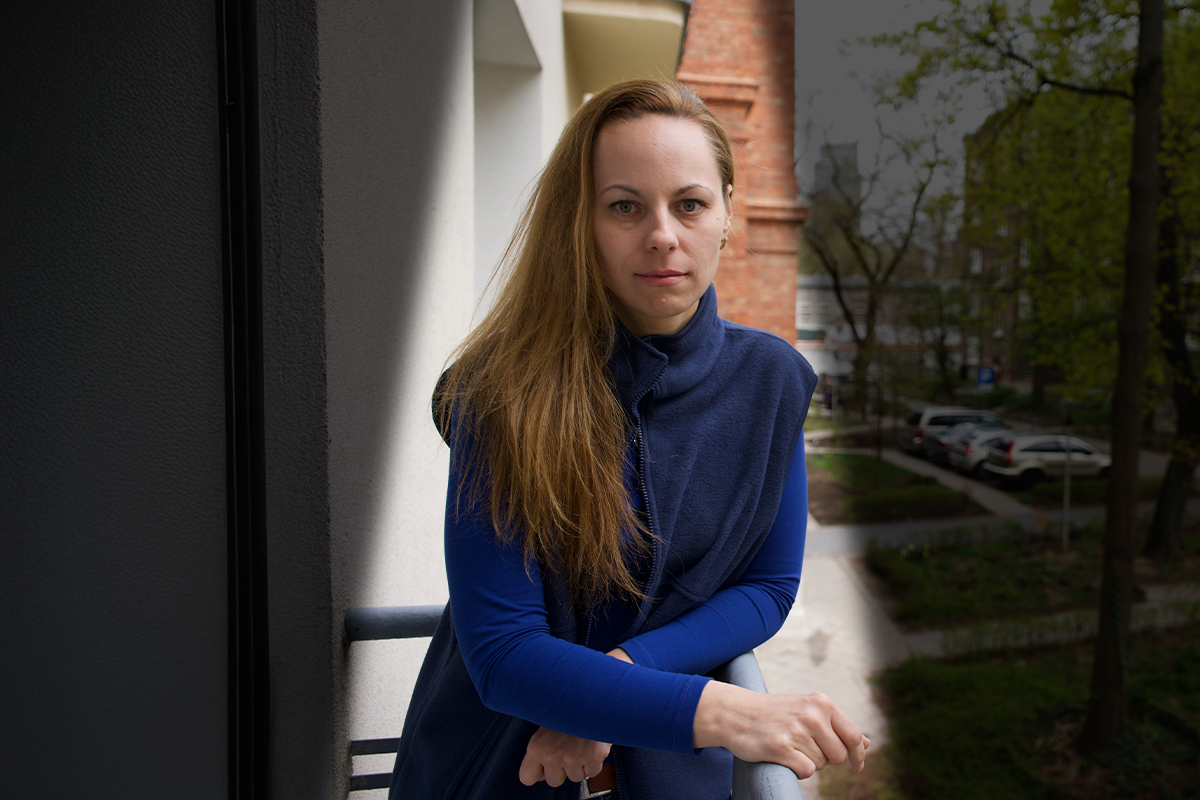 A mother begins again after fleeing Kyiv to save her child