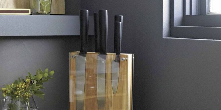 Schmidt Brothers® Cutlery Carbon 6 7-Pc Knife Block Set 