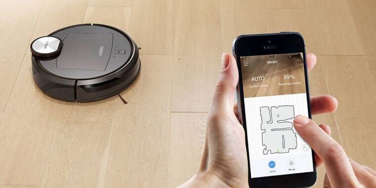 ECOVACS Deebot Robot Vacuum Cleaner & Canister Vacuum Station