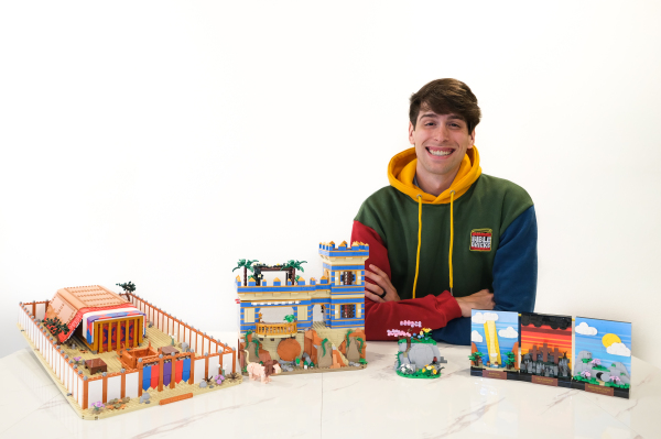 This LEGO® nerd is on a mission — one brick at a time.