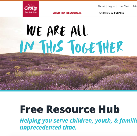 Free Quarantine-Friendly Resources for Families, Children and Youth Ministry