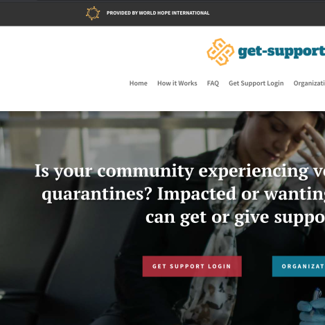 The Get-Support Tool is a Way to Get/Give Support in Your Local Community